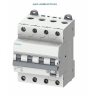 5SU1346-6FP20 Siguranta diferentiala combinata 20A, 30mA, curba B, RCBO 20A tip A, 4 Module, 6KA, Siemens