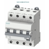 5SU1646-6FP06 Siguranta diferentiala combinata 6A, 300mA, curba B, RCBO 6A tip A, 4 Module, 6KA, Siemens