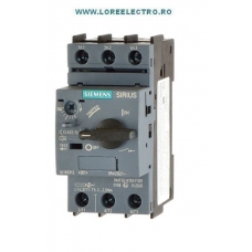 3RV2021-0BA10 MOTOR STARTER PROTECTIE MOTOR DISJUNCTOR, SIEMENS, PUTERE 0,06KW , In 0,2A REGLAJ IR 0,14A ... 0,2A, CLASA 10 PROTECTIE, GABARIT S0