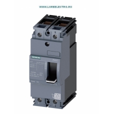 3VA1180-3ED26-0AA0 INTRERUPATOR AUTOMAT BIPOLAR MCCB TERMOMAGNETIC 80A, 2POLI, 25kA, SIEMENS