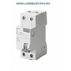 5SV4316-0 SIGURANTA AUTOMATA DIFERENTIALA 2 POLI, TIP AC, In 63 A, 30 mA, 230 V ac, SIEMENS