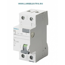 5SV4614-0 SIGURANTA AUTOMATA DIFERENTIALA 40A 2 POLI, TIP AC, In 40 A, 300 mA, 230 V ac, SIEMENS