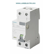 5SV3111-6 SIGURANTA AUTOMATA DIFERENTIALA 16A RCCB 2 POLI, TIP A, In 16 A, 10 mA, 230 V ac, SIEMENS