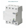 5SV3644-6 SIGURANTA AUTOMATA DIFERENTIALA 40A 3+N , RCCB TIP A, In 40 A, 300 mA, 400 V ac, SIEMENS