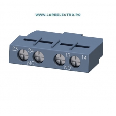 3RV2901-1F contact auxiliar 2NO pentru Motorstarter - Protectie motor, Montaj frontal, SIEMENS