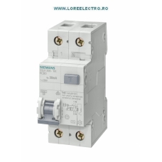 5SU1356-0KK32 Siguranta Diferentiala SIEMENS 32A, tip AC, 1P+N, 30mA, curba B, 6kA, cod 5SU13560KK32