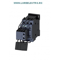 3RT2625-1AB05 CONTACTOR BATERIE CONDENSATORI 16KVAR SIEMENS, 3 POLI, PUTERE APARENTA 6 ... 16,7KVAR, TENSIUNE BOBINA 24V AC, AUX 1NO+2NC