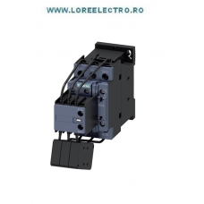 3RT2625-1AF05 CONTACTOR BATERIE CONDENSATORI 16KVAR SIEMENS, 3 POLI, PUTERE APARENTA 6 ... 16,7KVAR, TENSIUNE BOBINA 110V AC, AUX 1NO+2NC