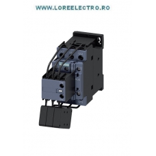 3RT2625-1AP05 CONTACTOR BATERIE CONDENSATORI 16KVAR SIEMENS, 3 POLI, PUTERE APARENTA 6 ... 16,7KVAR, TENSIUNE BOBINA 230V AC, AUX 1NO+2NC