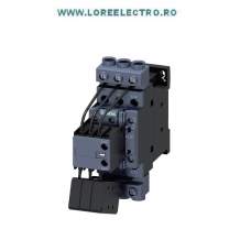 3RT2628-1AF05 CONTACTOR BATERIE CONDENSATORI 30KVAR SIEMENS, 3 POLI, PUTERE APARENTA 11 ... 33KVAR, TENSIUNE BOBINA 110V AC, AUX 1NO+2NC