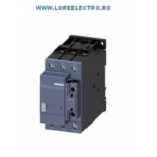 3RT2636-1AB03 CONTACTOR BATERIE CONDENSATORI 50KVAR SIEMENS, 3 POLI, PUTERE APARENTA 17 ... 50KVAR, TENSIUNE BOBINA 24V AC, AUX 1NO+1NC, S2