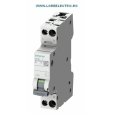 5SL6010-7 Siguranta automata 10A, 1 Pol + Nul - 1 modul, Siemens, 6kA, Curba C