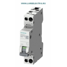 5SL6016-7 Siguranta automata 16A, 1 Pol + Nul - 1 modul, Siemens, 6kA, Curba C