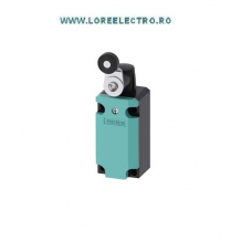 3SE5132-0CJ01 LIMITATOR SIEMENS CU CARCASA DE PLASTIC, LATIME 40 mm, CONTACTE 1NO / 1NC ACTIONARE RAPIDA, CAP LEVIER CU ROLA, CONEXIUNE PRESETUPA M20