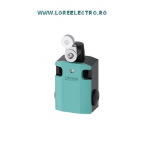 3SE5122-0LH02 LIMITATOR SIEMENS 56mm CARCASA METALICA, CONTACTE ACTIONARE RAPIDA 1NO / 1NC, CAP ACTIONARE CU ROLA METALICA, CONEXIUNE PRESETUPA 3XM20X1,5