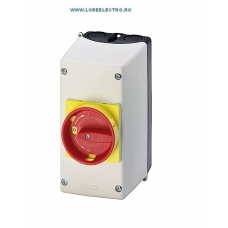 3RV1933-1GA00 Cutie Plastic IP55, latime interior 82mm pentru Motorstarter Siemens 3RV203 S2, Miner Rosu Galben