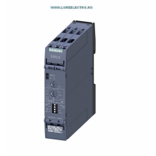 3RS2500-1AW30 RELEU ANALOG de Temperatura Siemens pentru Sonde temperatura Pt100, Termocuple tip J, K, 1 Contact CO, 1 prag de setare, alimentare 24V ac/DC .. 230V ac/DC