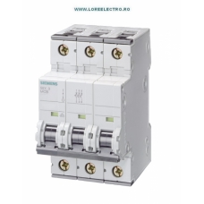 5SY4380-7, Siguranta automata tripolara 80A, 3 Pol, 10kA, curba C, Siemens, uz industrial