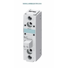 3RF2120-1AA45 RELEU ELECTRONIC SSR 20 AMPERI, 1 POL 20A LA TENSIUNE NOMINALA DE FORTA 48-600V AC, TENSIUNE DE COMANDA 4 .. 30V DC, FARA RADIATOR