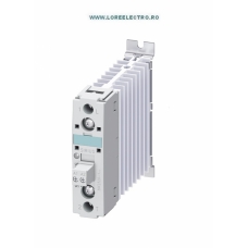 3RF2320-1AA02 RELEU ELECTRONIC 20A, SIEMENS, TENSIUNE DE FORTA 24V .. 230V AC, TENSIUNE DE COMANDA 24V DC CU RADIATOR