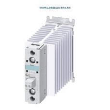 3RF2330-1AA02 RELEU ELECTRONIC 1 POL 30A, SIEMENS, TENSIUNE DE FORTA 24V .. 230V AC, TENSIUNE DE COMANDA 24V DC CU RADIATOR