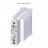 3RF2330-1AA26 CONTACTOR STATIC ELECTRONIC MONOFAZAT 30A, SIEMENS, TENSIUNE DE FORTA 48V .. 600V AC, TENSIUNE DE COMANDA 110V .. 230V AC CU RADIATOR