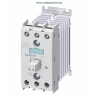3RF2410-1AB45 CONTACTOR STATIC ELECTRONIC TRIFAZAT 10A CONTROL 2 FAZE, SIEMENS, TENSIUNE DE FORTA 48V .. 600V AC, TENSIUNE DE COMANDA 4 .. 30V DC CU RADIATOR