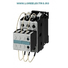 3RT1627-1AF01 CONTACTOR SIEMENS PTR. BATERIE CONDENSATOARE, 3 POLI, 3P, PUTERE APARENTA 6KVAR ... 25KVAR, 400V TENSIUNE BOBINA 110V A.C.