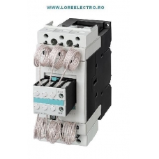 3RT1647-1AB01 CONTACTOR SIEMENS PTR. BATERIE CONDENSATORI, 3 POLI, 3P, PUTERE APARENTA 5 ... 50 KVAR, TENSIUNE BOBINA 24V AC