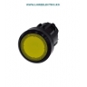 3SU1001-0AB30-0AA0 CAP BUTON GALBEN ILUMINABIL DIN PLASTIC 22MM, CU REVENIRE, SIEMENS SIRIUS ACT