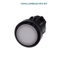 3SU1001-0AB60-0AA0 CAP BUTON ALB ILUMINABIL DIN PLASTIC 22MM, CU REVENIRE, SIEMENS SIRIUS ACT