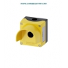 3SU1851-0AA00-0AC2 CUTIE GALBENA DIN PLASTIC CU GULER DE PROTECTIE, 1 POST, PENTRU BUTON URGENTA SIEMENS,