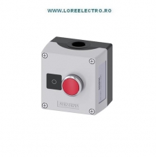 3SU1851-0AC00-2AB1 CUTIE METALICA CU BUTON ROSU CU REVENIRE 1NC, SIEMENS, SIRIUS ACT