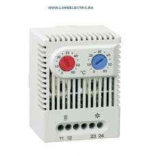 8MR2170-1E TERMOSTAT DUBLU PENTRU VENTILATIE SI INCALZIRE TABLOU 230V AC, 1NO+1NC, 0... 60 GRADE C, SIEMENS,