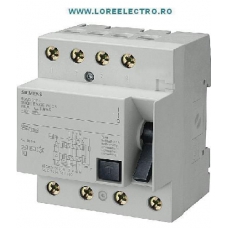 Siguranta Diferentiala SIEMENS 80A, 4P, 30mA, curba C cod 5SM33470