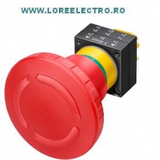 3SB3000-1AA20 , CAP BUTON CIUPERCA URGENTA ,FARA ILUMINARE SIEMENS ,ROSU , 60 mm ,