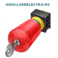 3SB3000-1LA20 CAP BUTON CIUPERCA URGENTA FARA ILUMINARE SIEMENS ROSU 40 mm CU YALA INCHIDERE CES .