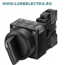 3SB3202-2KA11 CHEIE COMANDA SIEMENS CU 2 POZITII, 1 NO, CU RETINERE