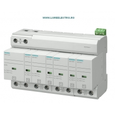 5SD7444-1 DESCARCATOR LA SUPRATENSIUNE COMBINAT TIP 1 SI 2, 4 POLI PENTRU RETELELE TT SI TN-S, CAPACITATE DE DESCARCARE 100 kA