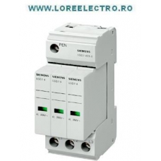 5SD7463-0 DESCARCATOR SUPRATENSIUNE TIP 2, 3 POLI DEBROSABIL PENTRU RETELELE TN-C, SIEMENS