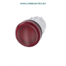 3SU1001-6AA20-0AA0 CAP LAMPA SEMNALIZARE ROSIE PLASTIC 22MM, SIEMENS SIRIUS ACT