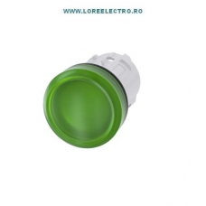 3SU1001-6AA40-0AA0 CAP LAMPA SEMNALIZARE VERDE PLASTIC 22MM, SIEMENS SIRIUS ACT