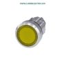 3SU1051-0AB30-0AA0 cap buton GALBEN iluminabil metalic Siemens Sirius Act 22MM cu revenire