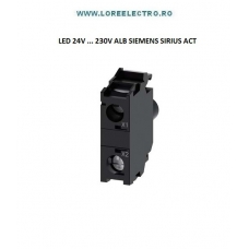 3SU1401-1BH60-1AA0 LED ALB TENSIUNE 24 V ... 230V PENTRU LAMPI SI BUTOANE SIEMENS SIRIUS ACT