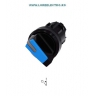 3SU1002-2BC50-0AA0 cap cheie comanda 0- 1 cu revenire culoare albastru Siemens Sirius Act 22MM