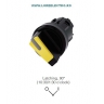 3SU1002-2BF30-0AA0 cap cheie comanda 0 - 1 cu retinere culoare Galbena Siemens Sirius Act 22MM