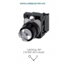 3SU1100-4BF11-1BA0 cheie comanda 0 - 1 cu retinere si Yala cu cheie 1NO, scoatere cheie I si O Siemens Sirius Act 22MM
