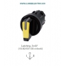 3SU1002-2BL30-0AA0 cap cheie comanda 3 pozitii 1 - 0 - 2 cu retinere culoare Galbena Siemens Sirius Act 22MM