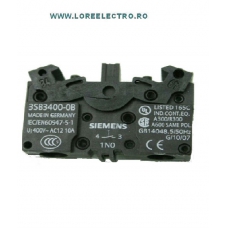 3SB3400-0B , BLOC CONTACTE AUXILIARE CHEI SELECTOARE SI BUTOANE CU UN SINGUR CONTACT , 1 NO
