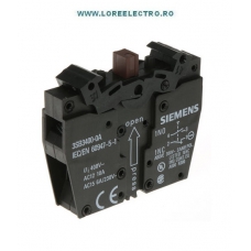 3SB3400-0A BLOC CONTACTE AUXILIARE CHEIE SELECTOARE SI BUTOANE SIEMENS CU 2 CONTACTE , 1NO+1NC